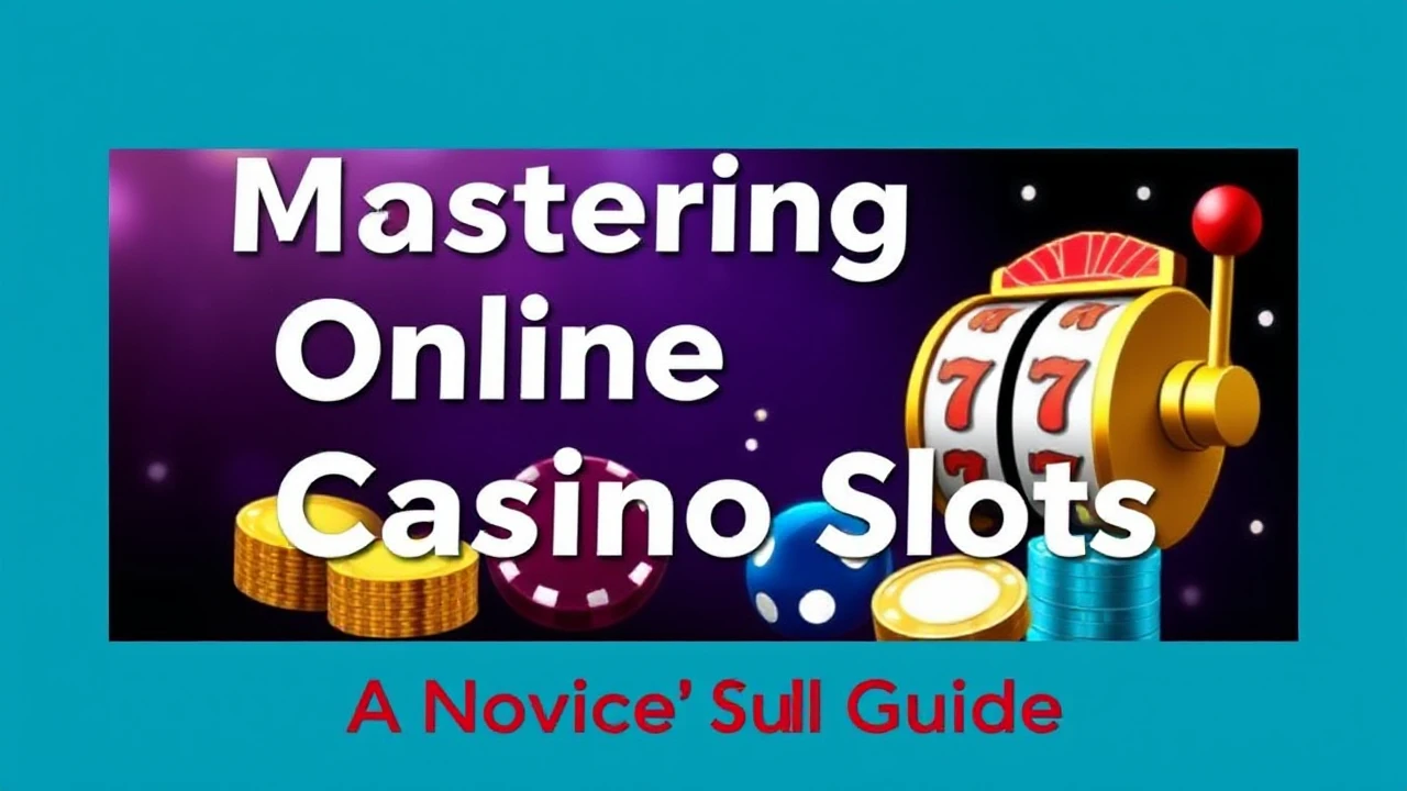 Mastering Online Casino Slots: A Novice's Luck Guide