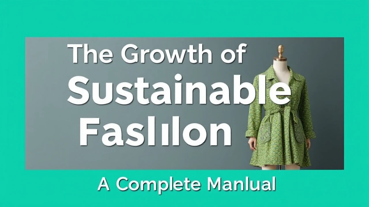 The Growth of Sustainable Fashion: A Complete Manual