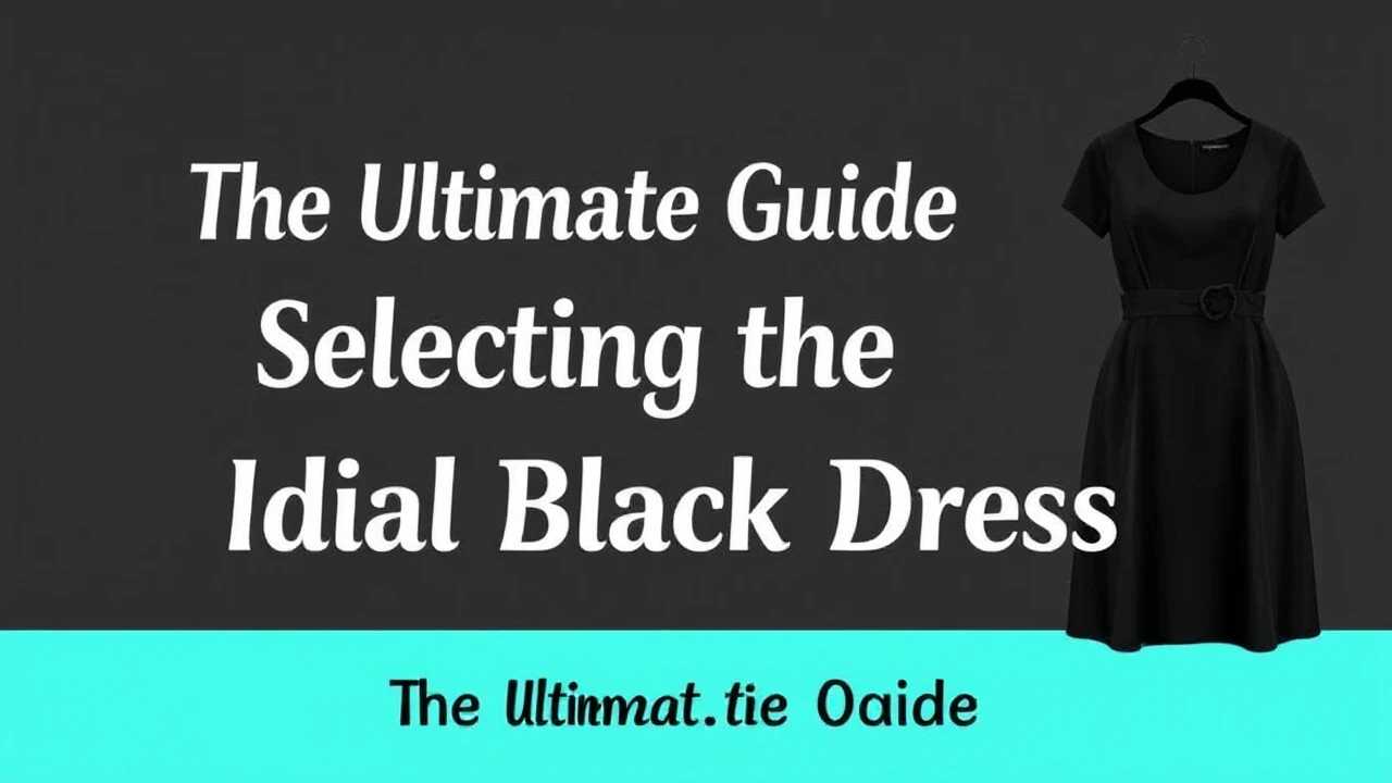 The Ultimate Guide of Selecting the Ideal Little Black Dress