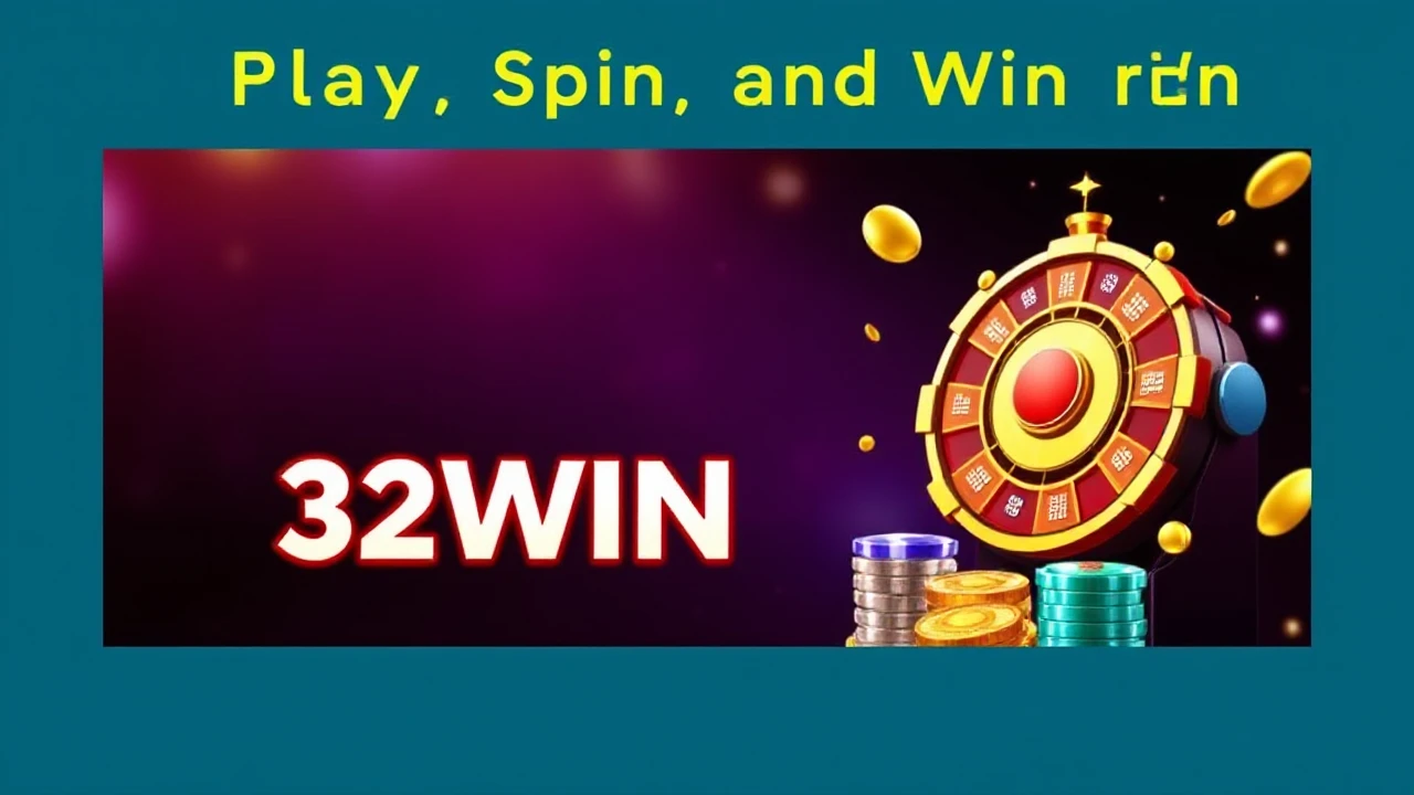 Play, Spin, and Win with 32WIN Jackpots