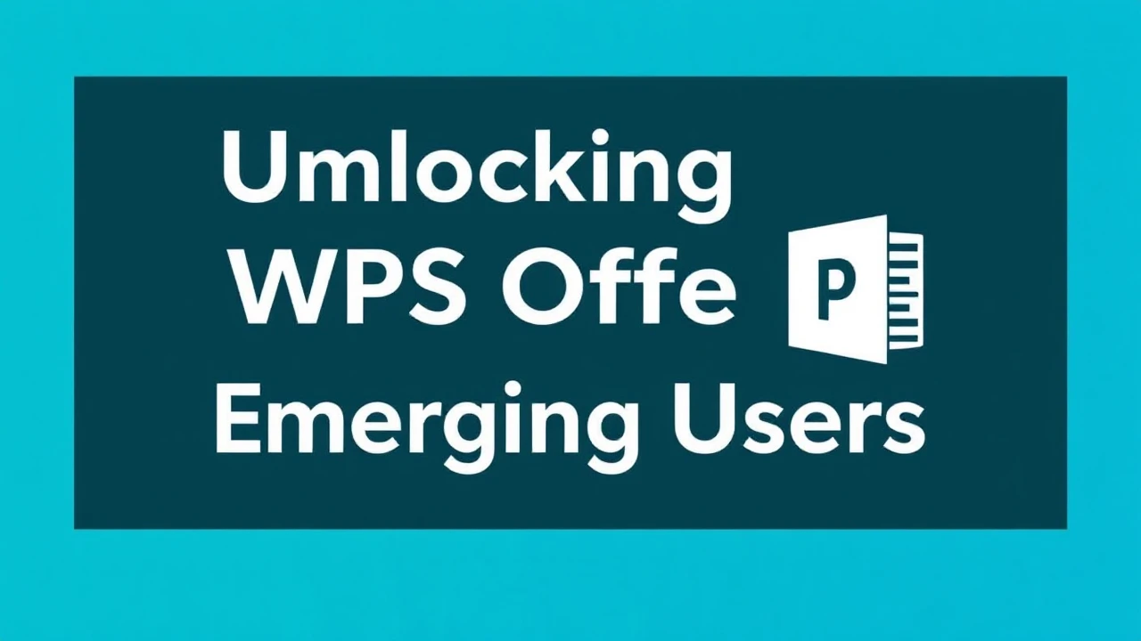 Unlocking WPS Office: Basic Tips for Emerging Users