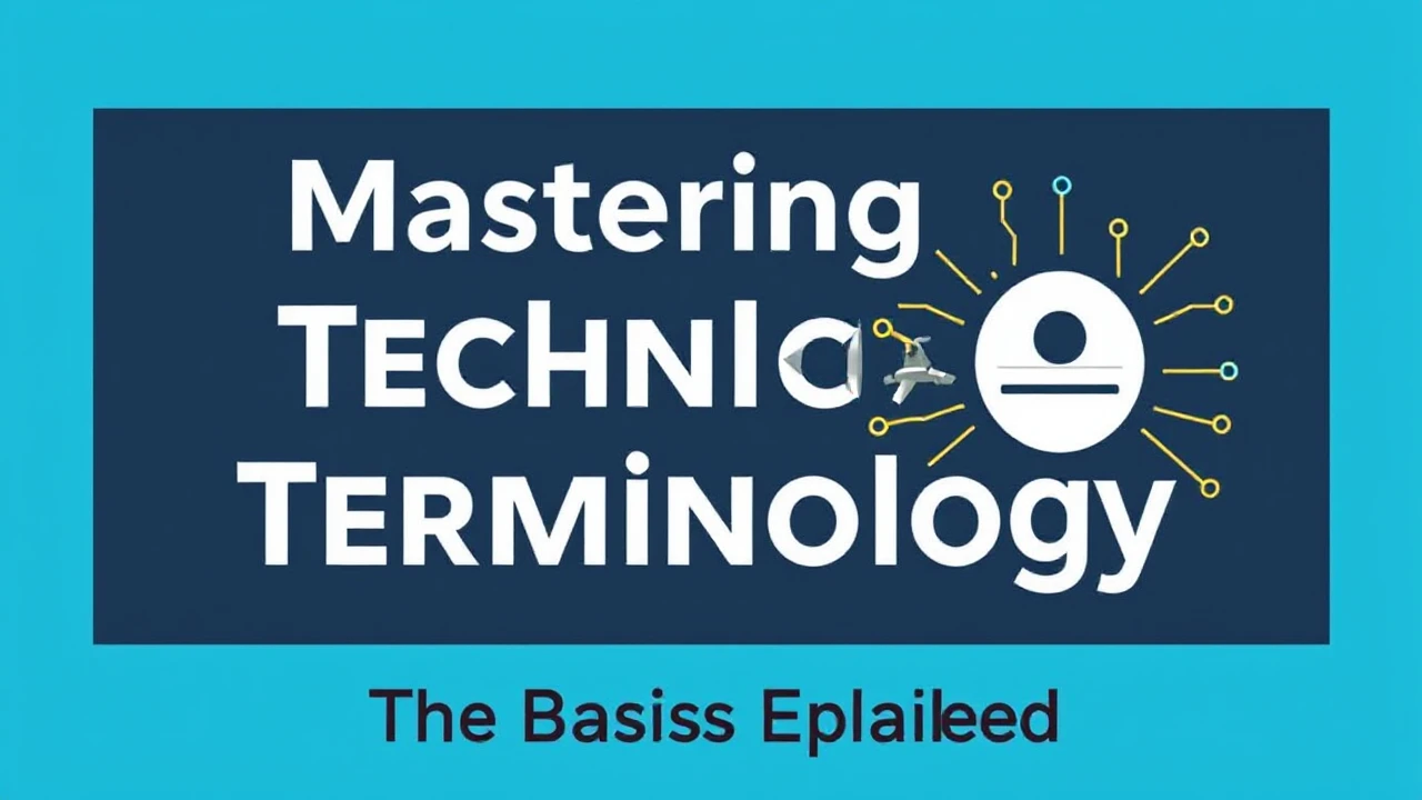 Mastering Technical Terminology: The Basics Explained