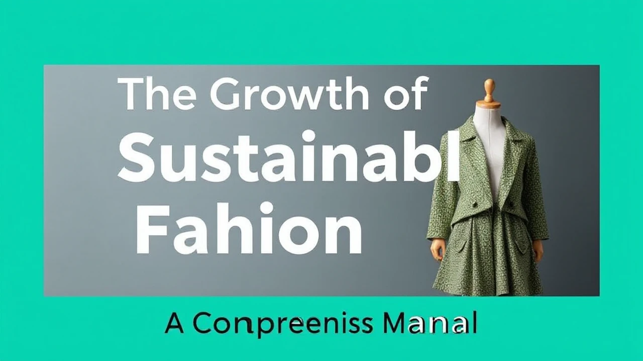 The Growth of Sustainable Fashion: A Comprehensive Manual