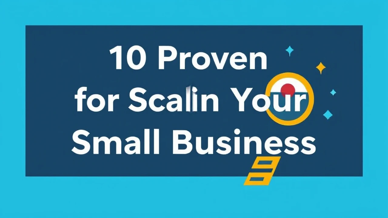 10 Proven Strategies for Scaling Your Small Business