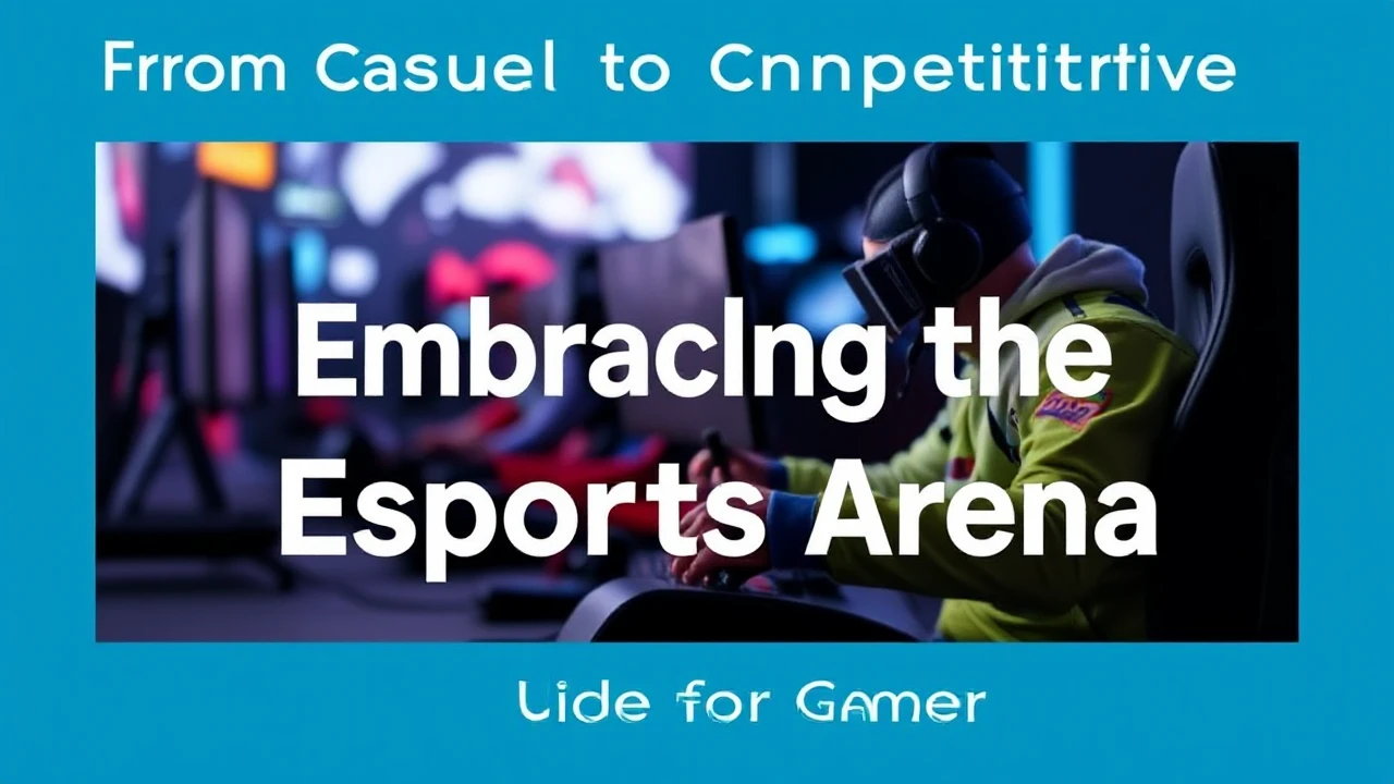 From Casual to Competitive: Embracing the Esports Arena: A Guide for Gamers
