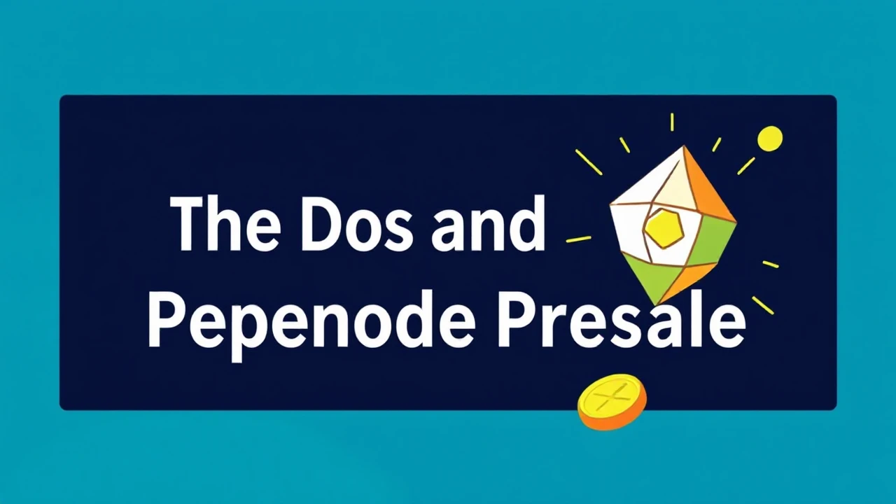The Dos and Don'ts of Pepenode Presale Participation