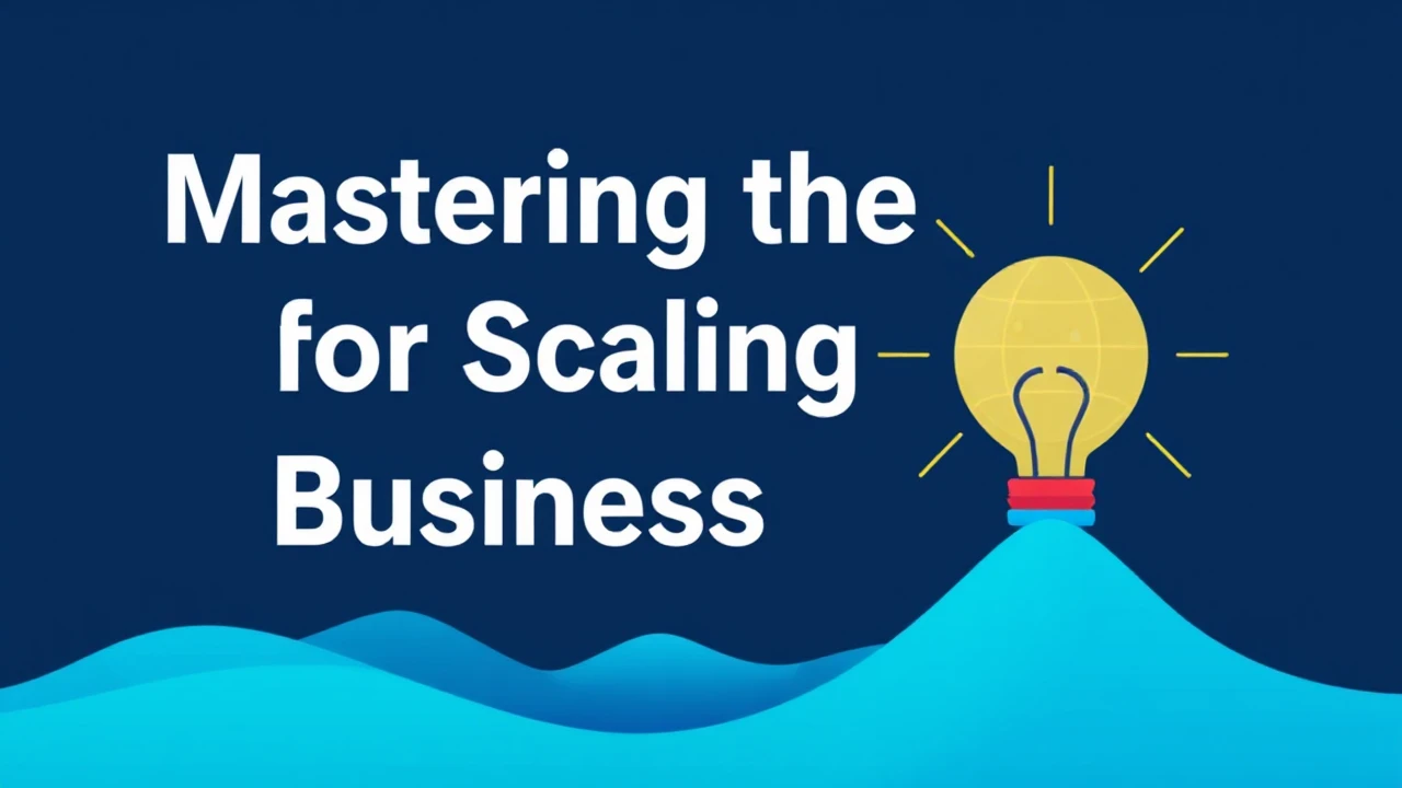 Mastering the Art for Scaling Your Business in 2022