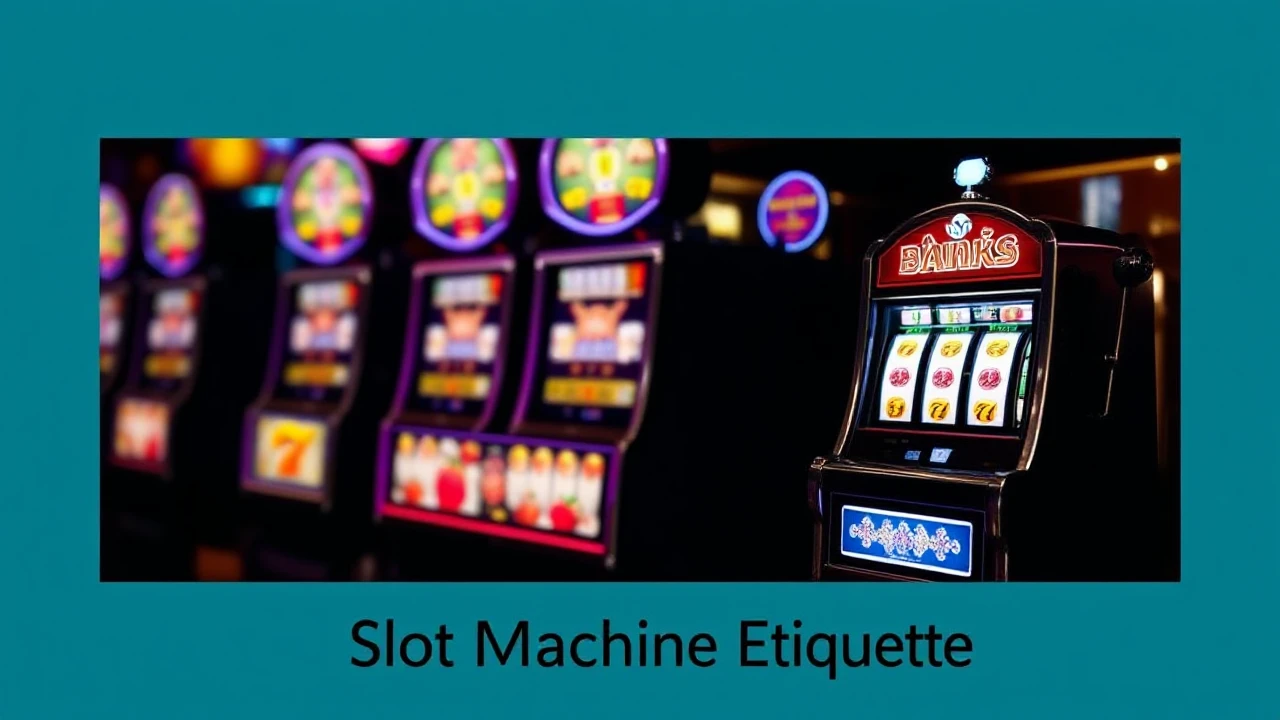 Mastering the Art of Slot Machine Etiquette