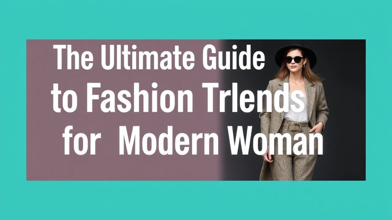 The Ultimate Guide to Fashion Trends for the Modern Woman