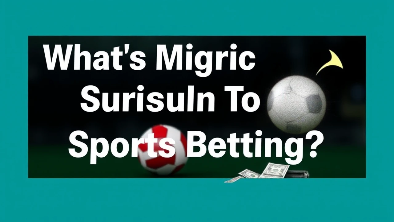 What's Magic Formula To Sports Betting?