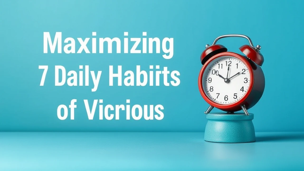 Maximizing Efficiency: 7 Daily Habits of Victorious People