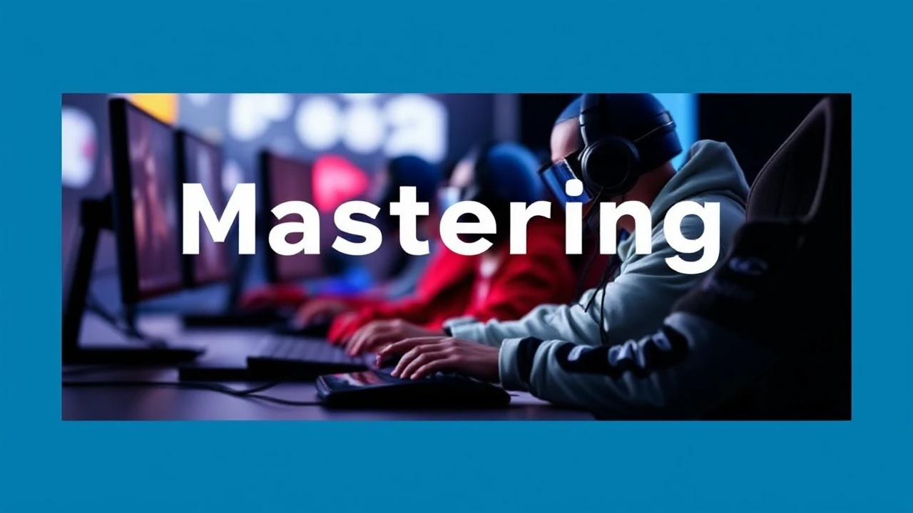 Mastering Esports: An Amateur's Guide to Professional Gaming