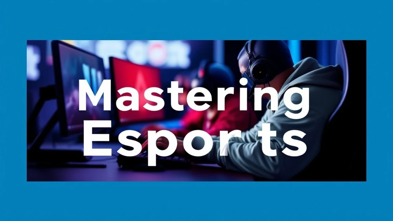 Mastering Esports: A Beginner's Guide to High-Level Gaming