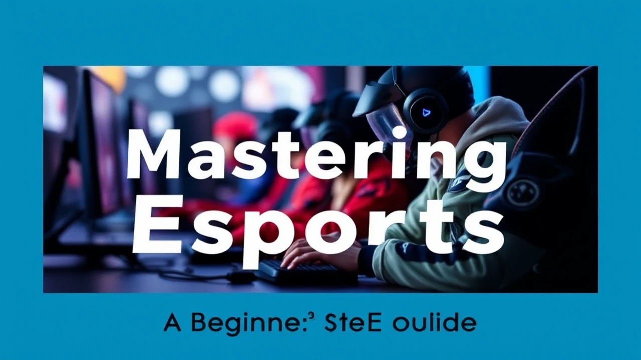 Mastering Esports: A Beginner's Guide to Competitive Gaming