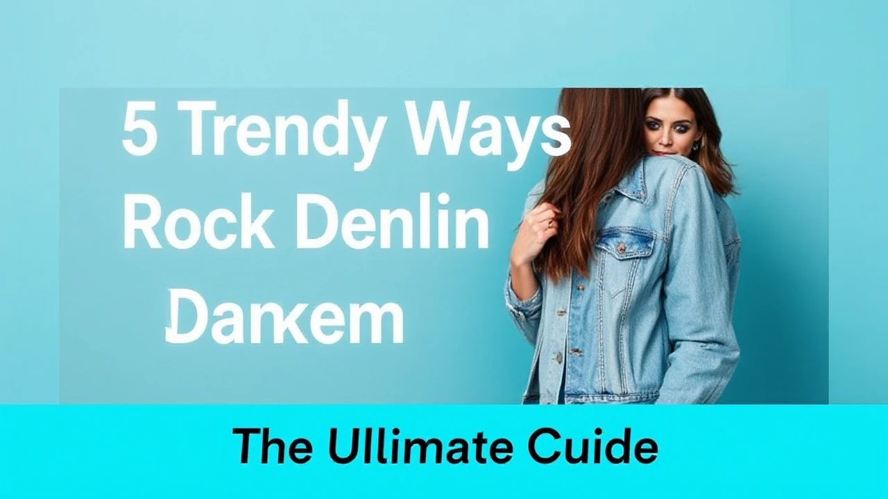 5 Trendy Ways to Rock Denim Jackets This Season: Your Ultimate Guide
