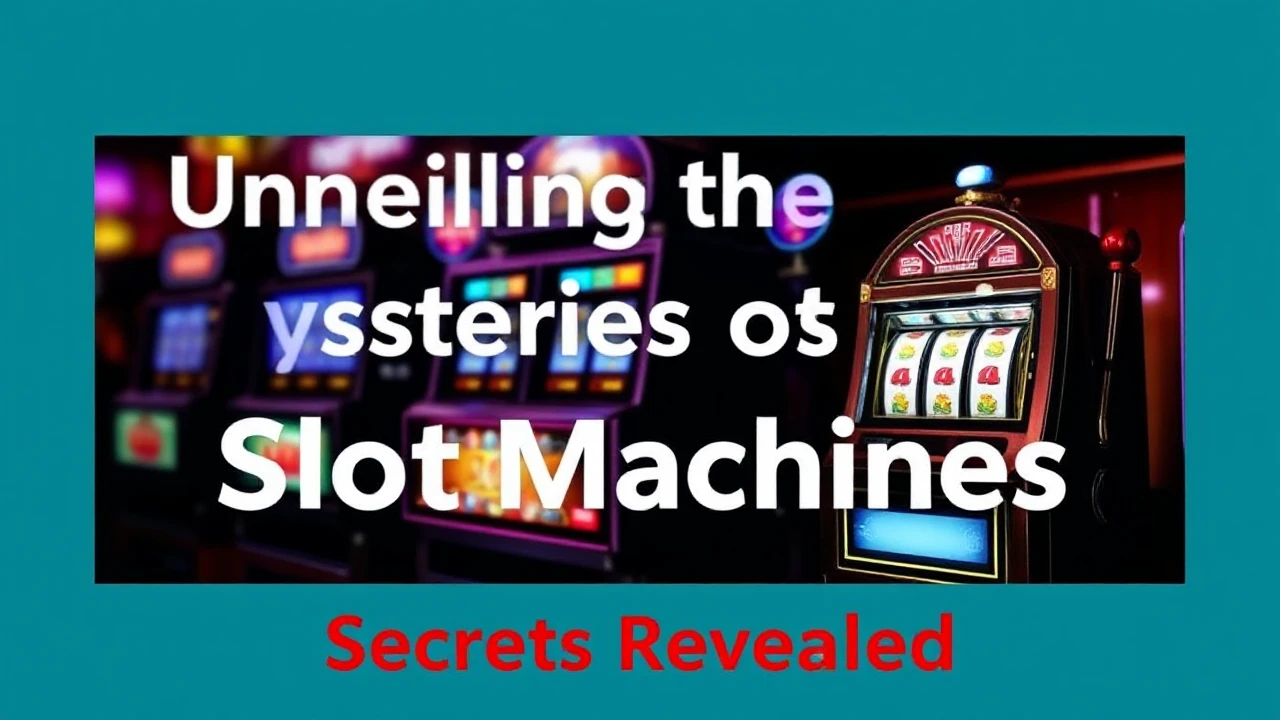 Unveiling the Mysteries of Slot Machines: Secrets Revealed