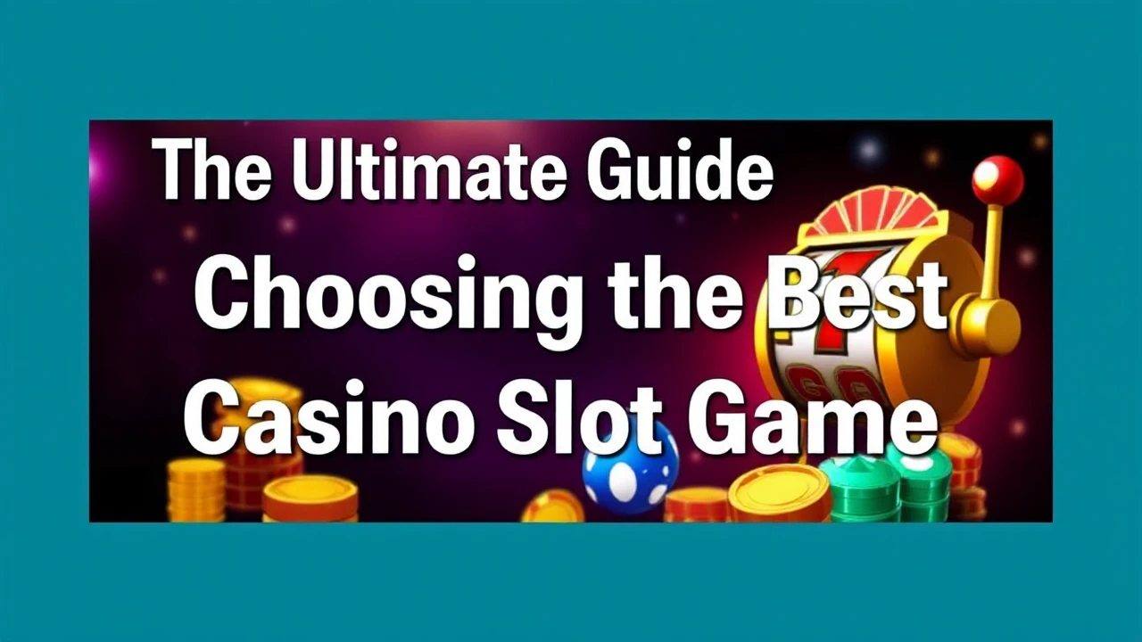 The Ultimate Guide to Choosing the Best Casino Slot Game