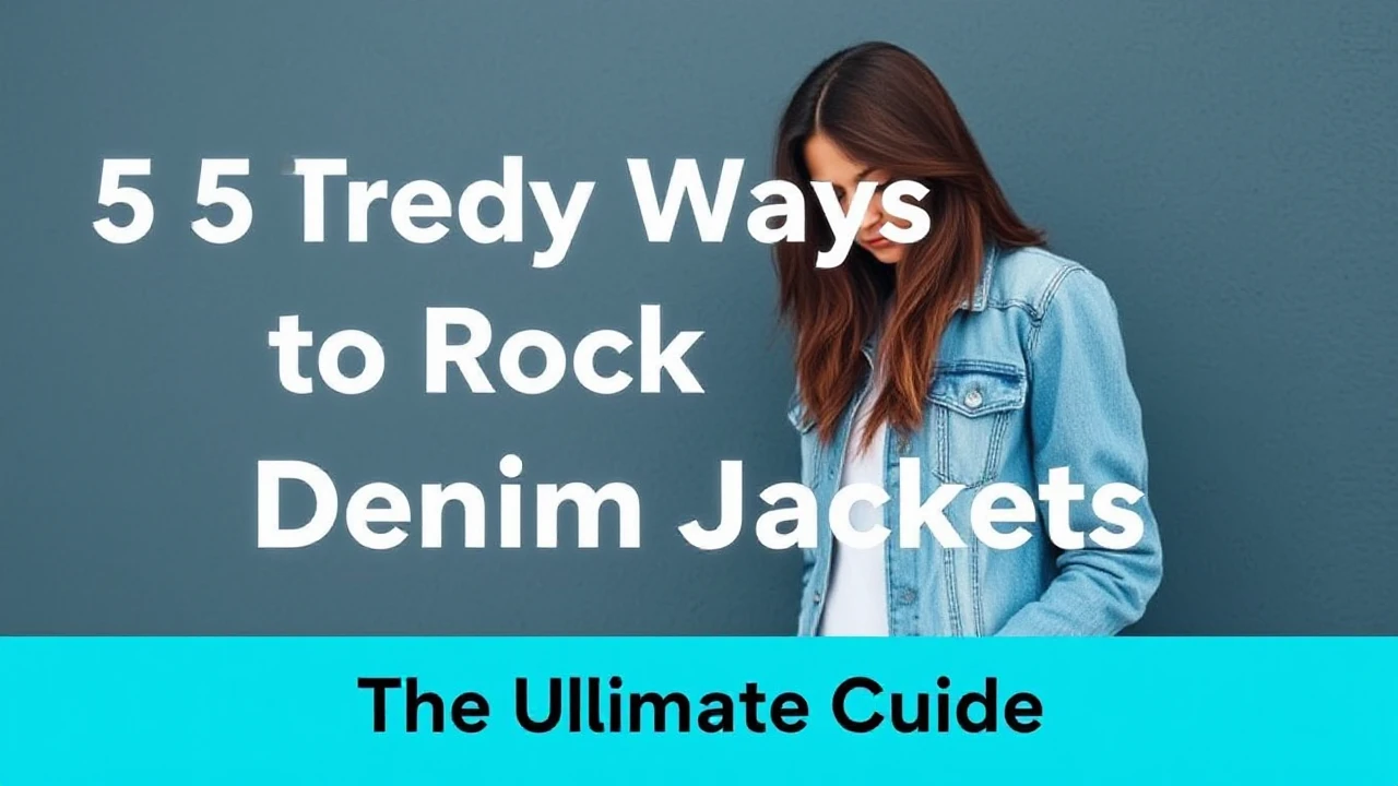 5 Trendy Ways to Rock Denim Jackets During the Current Season: Your Ultimate Guide