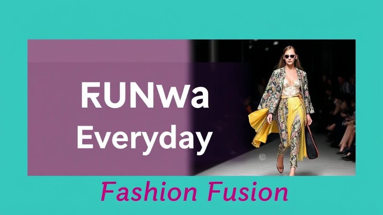 Fashion Fusion: Blending Runway with Everyday Style