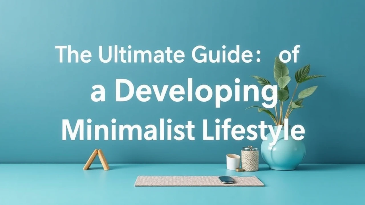 The Ultimate Guide of Developing a Minimalist Lifestyle