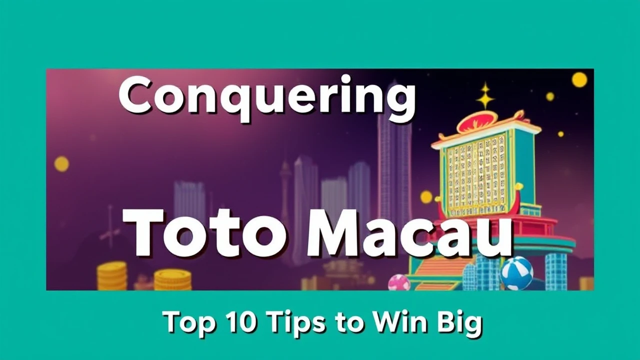 Conquering Toto Macau: Top 10 Tips to Win Big