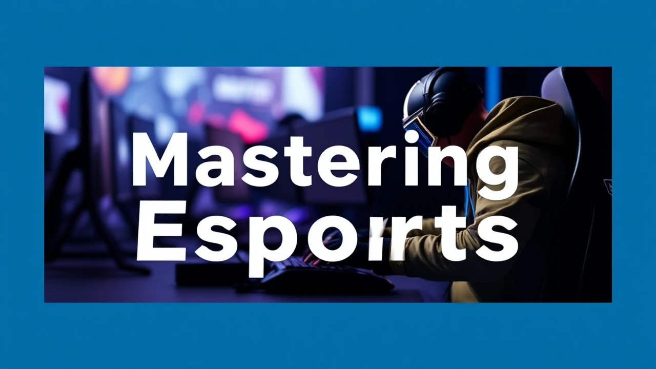 Mastering Esports: An Amateur's Guide to Conquering the Game