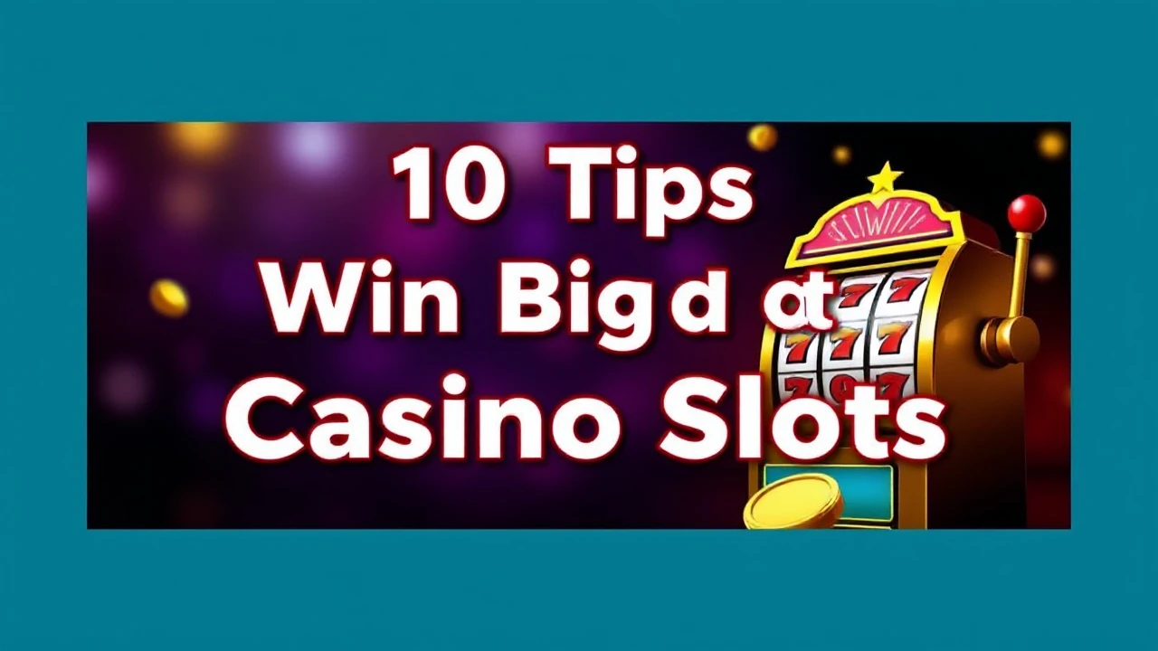 Top 10 Tips to Win Big at Casino Slots