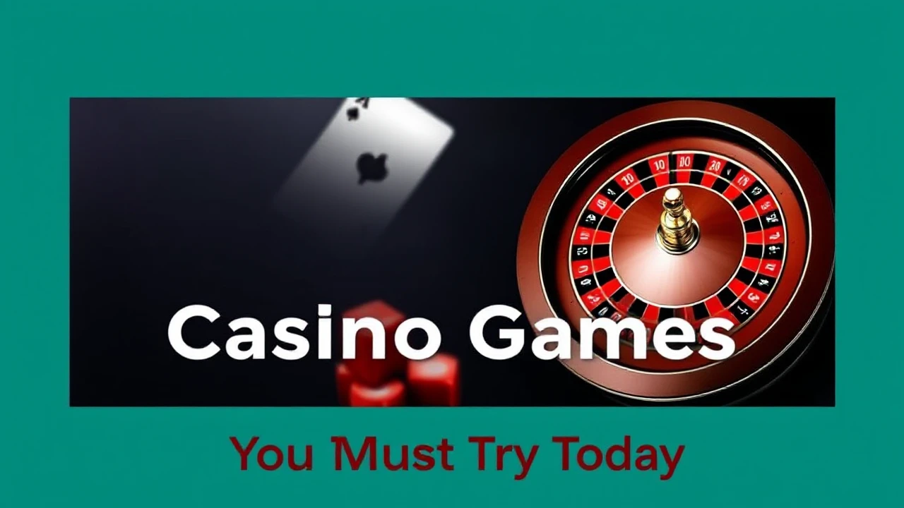 Top 10 Casino Games You Must Try Today