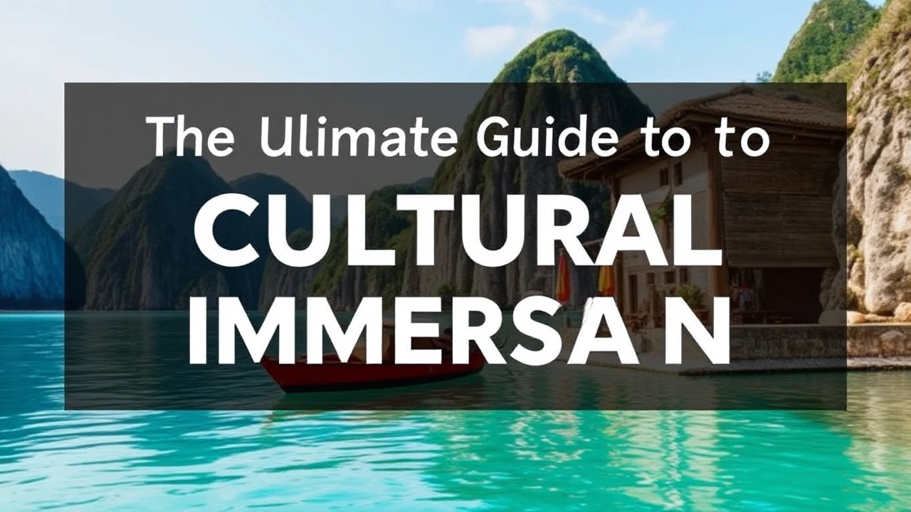 The Ultimate Guide to Cultural Immersion: Embracing Local Traditions While Traveling
