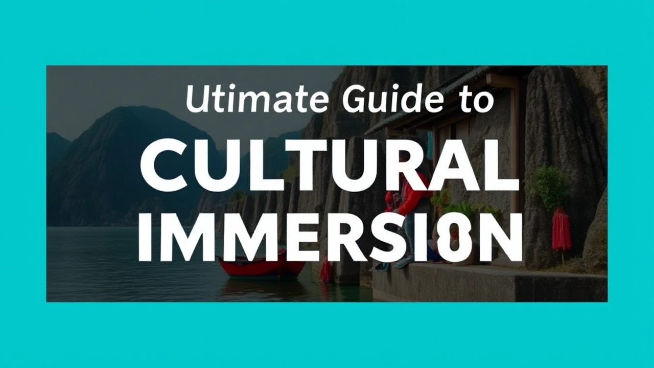 The Ultimate Guide to Cultural Immersion: Embracing Local Traditions While Traveling