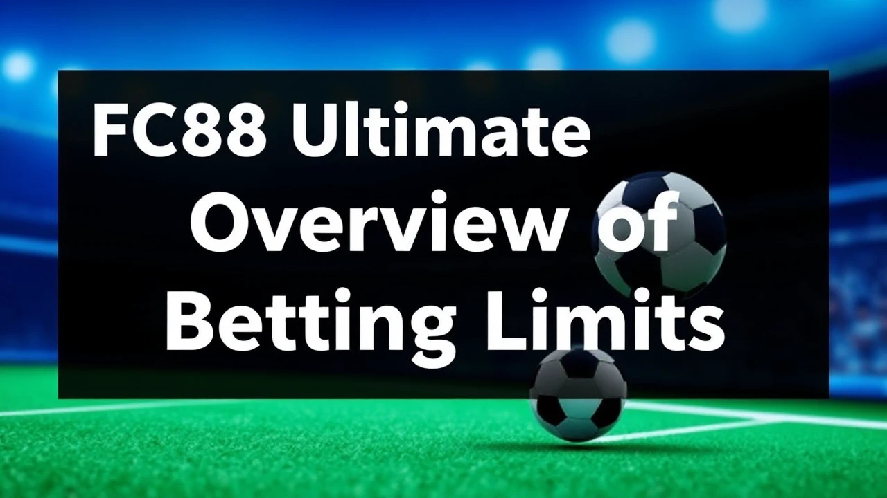 FC88 Ultimate Overview of Betting Limits