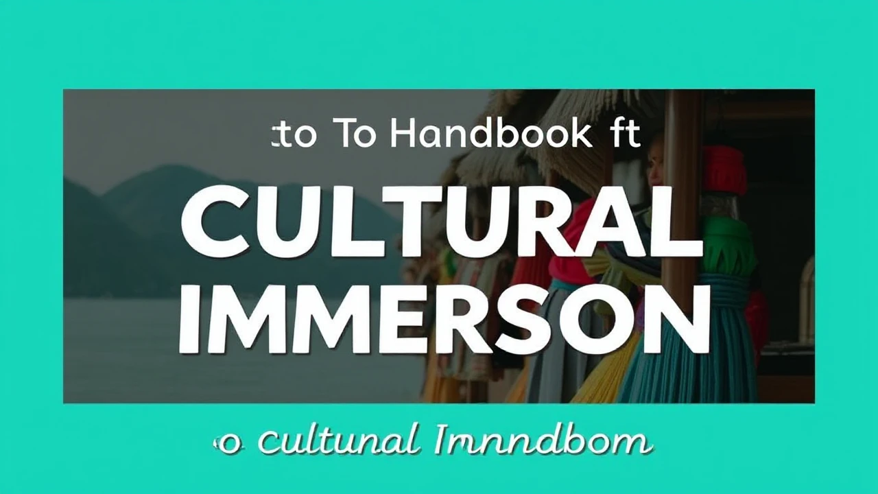 Your Go-To Handbook to Cultural Immersion: Embracing Local Traditions While Traveling