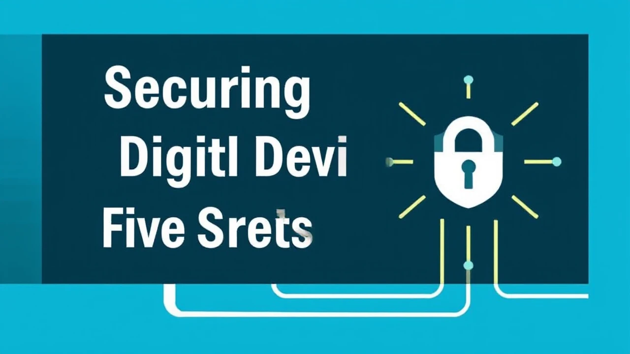 Securing Your Digital Devices: Five Straightforward Tips