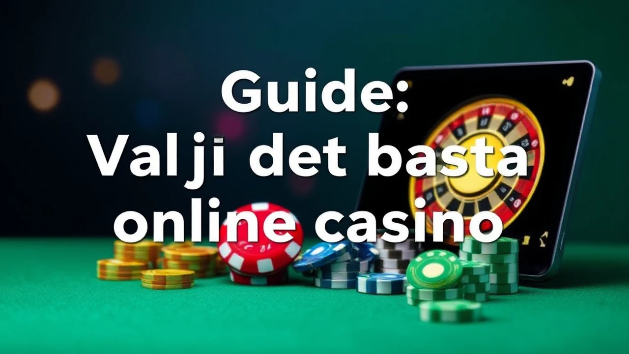 Guide: Välj det bästa online casinot