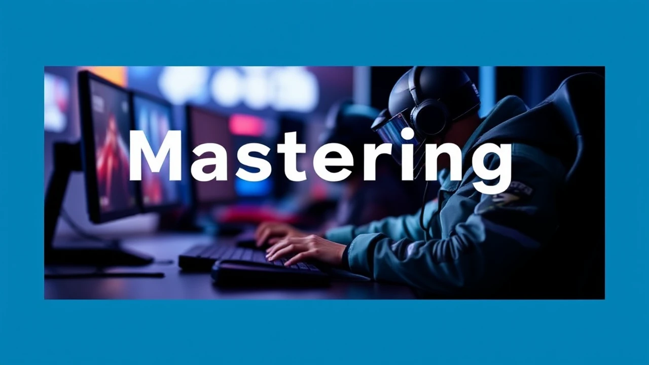 Mastering Esports: An Amateur's Introduction to Professional Gaming
