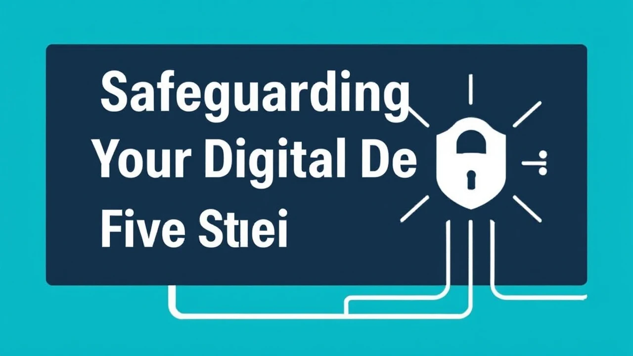 Safeguarding Your Digital Devices: Five Straightforward Tips