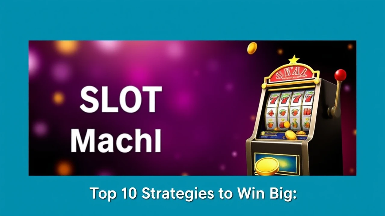 Increase Your Slot Machine Winnings: Top 10 Strategies to Win Big