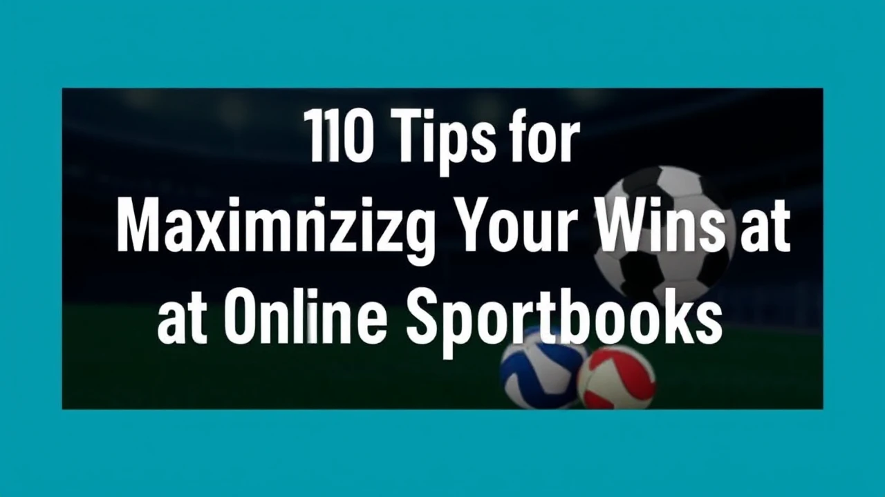 Useful 10 Tips for Maximizing Your Wins at Online Sportsbooks