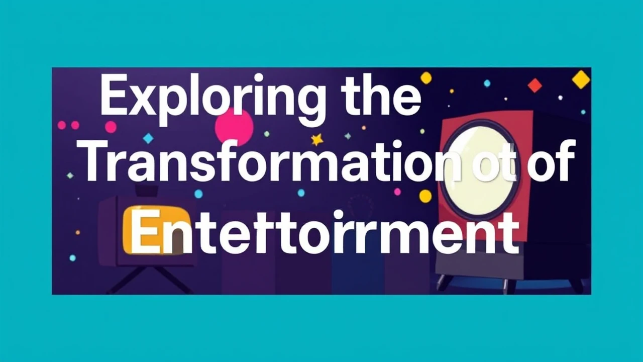 Exploring the Transformation of Entertainment Over Time