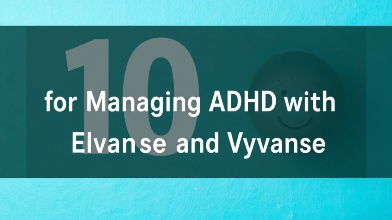 Effective 10 Tips for Managing ADHD with Elvanse and Vyvanse