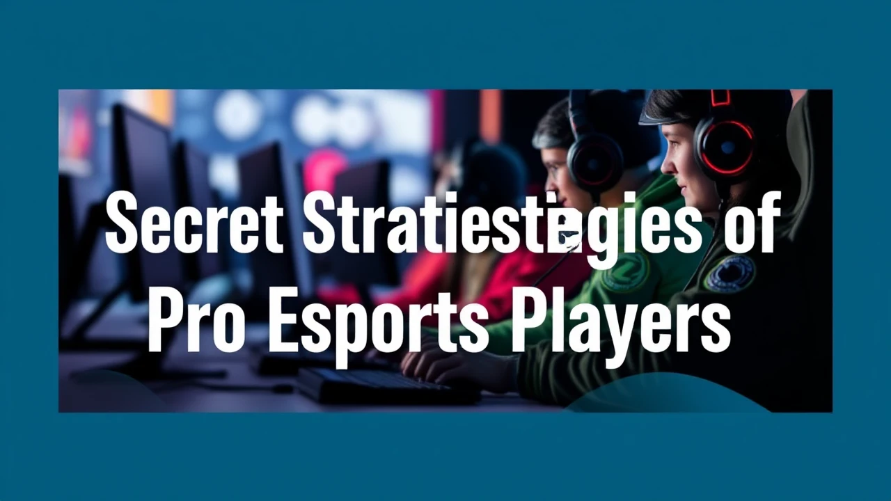Revealing the Secret Strategies of Pro Esports Players