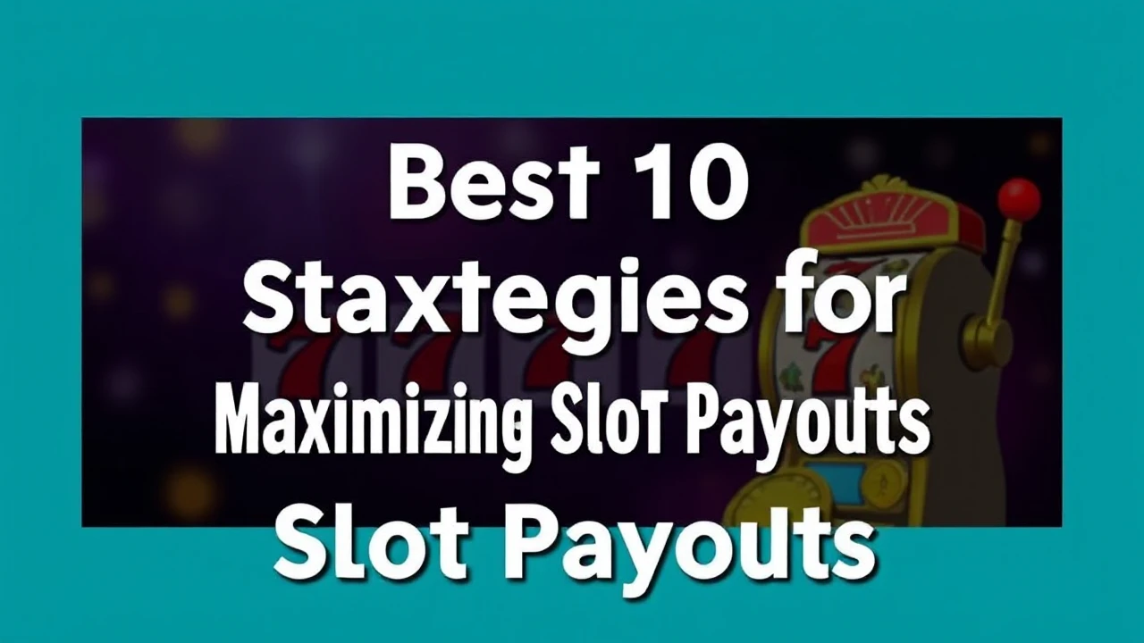 Best 10 Strategies for Maximizing Slot Payouts
