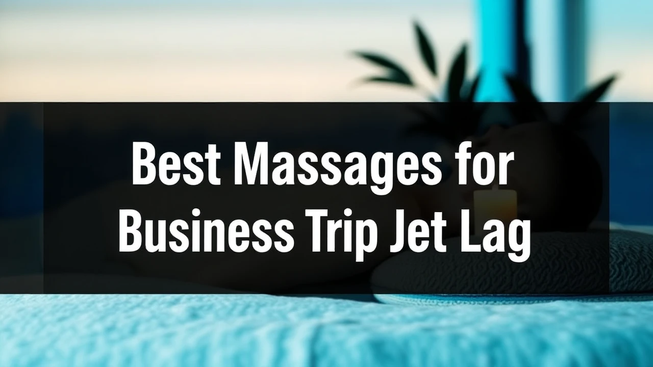 Recharge Your Energy Levels: Best Massages for Business Trip Jet Lag