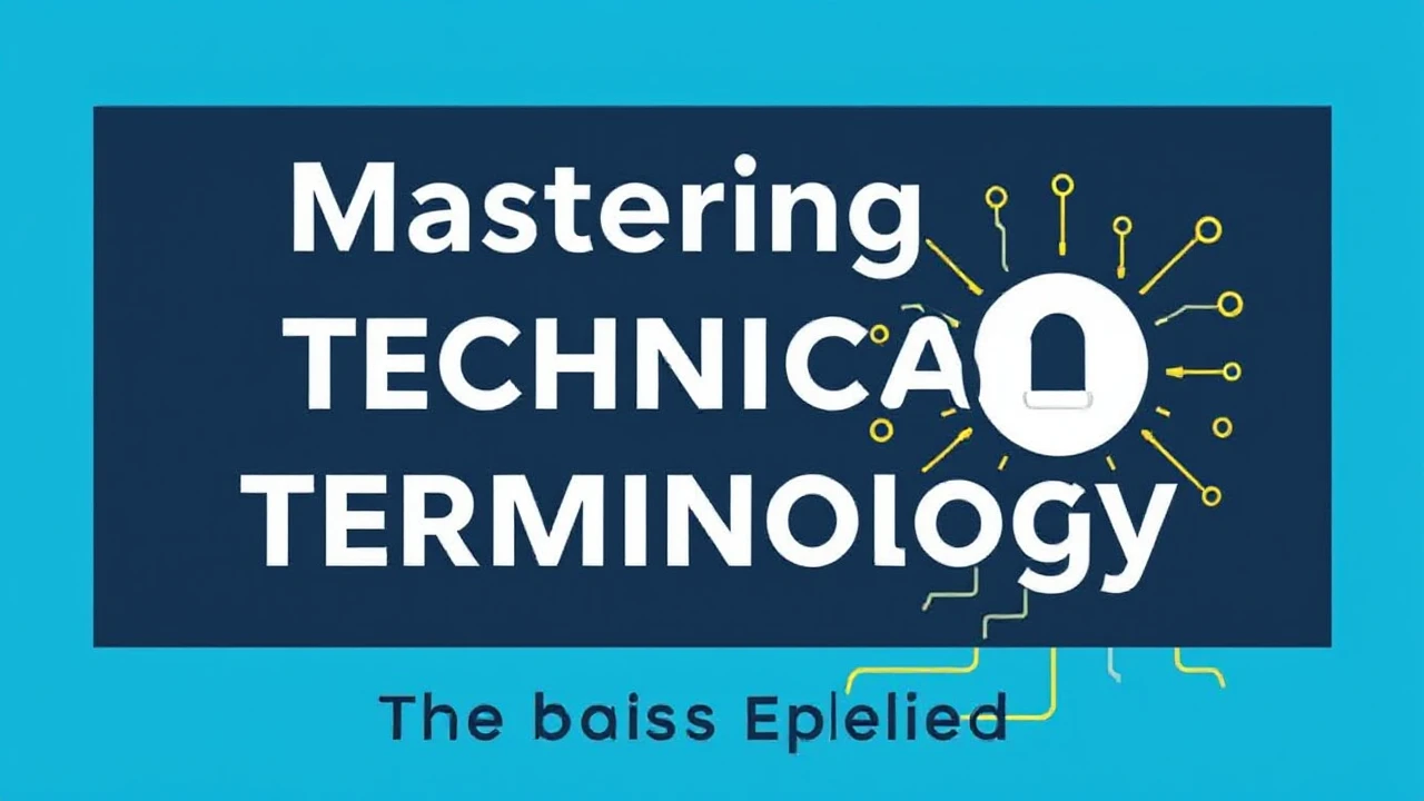 Mastering Technical Terminology: The Basics Explained