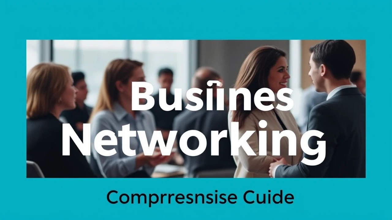 Becoming Proficient in the Art of Business Networking: A Comprehensive Guide