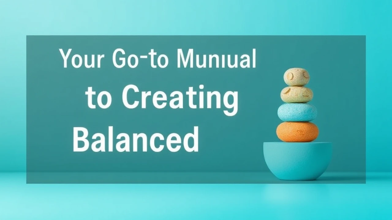 Your Go-To Manual to Creating a Balanced Lifestyle