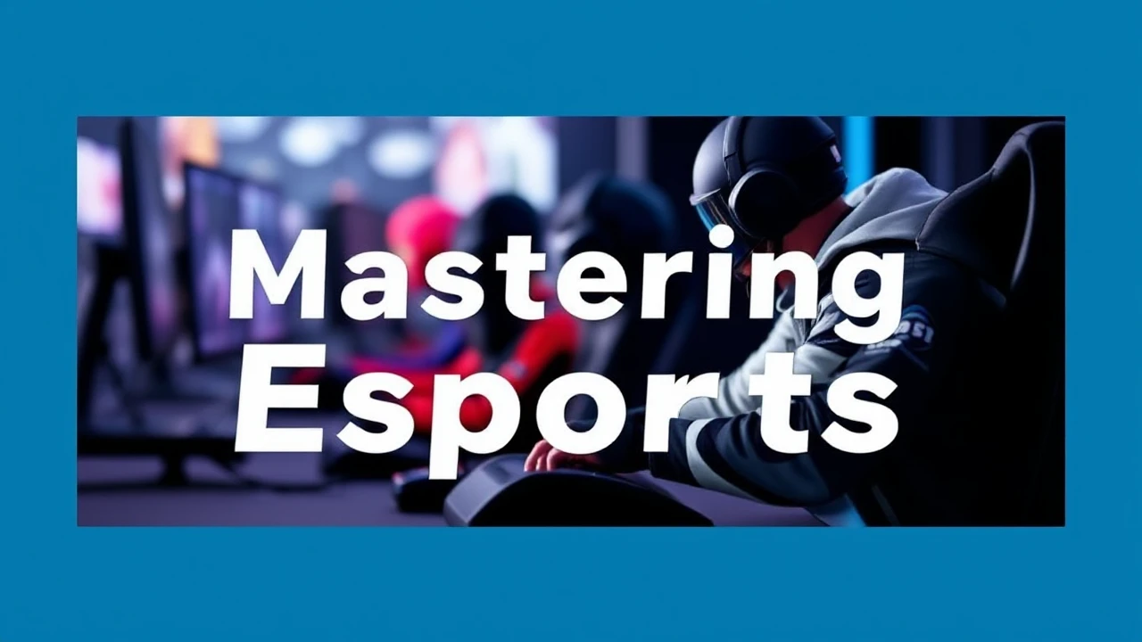 Mastering Esports: A Beginner's Introduction to Competitive Gaming