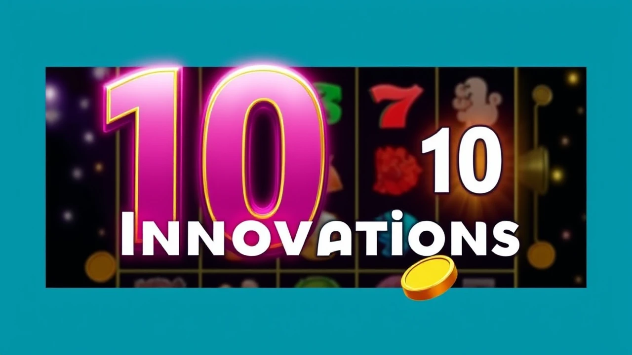Shaping the Industry: The Top 10 Slot Game Innovations