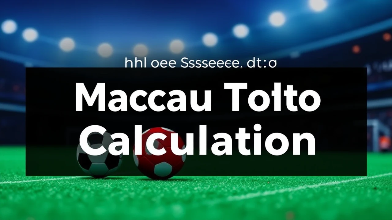 Behind the Scenes at Macau Toto Odds Calculation: A Detailed Breakdown