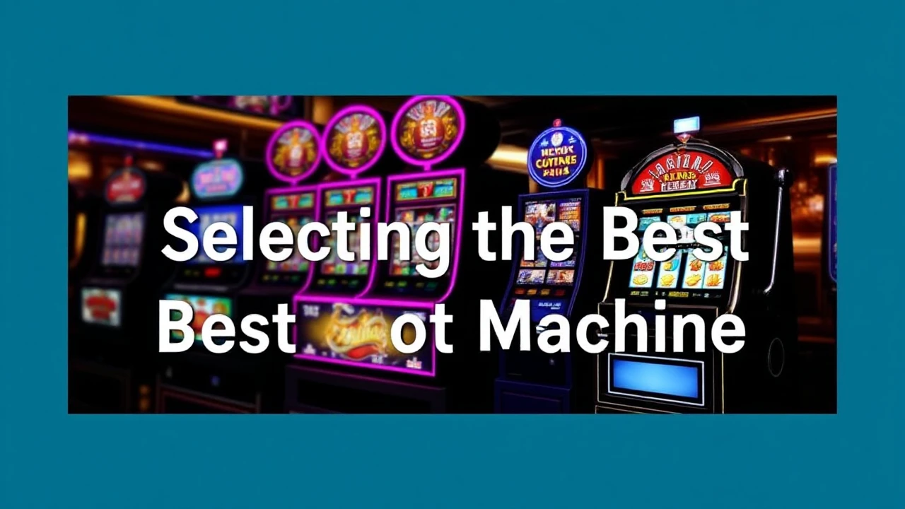 The Ultimate Guide to Selecting the Best Casino Slot Machine